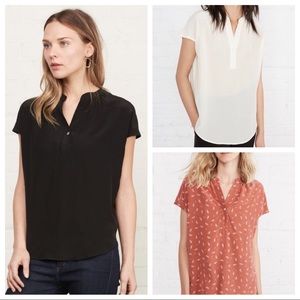 Bundle of 3 Amour Vert Silk Blouses